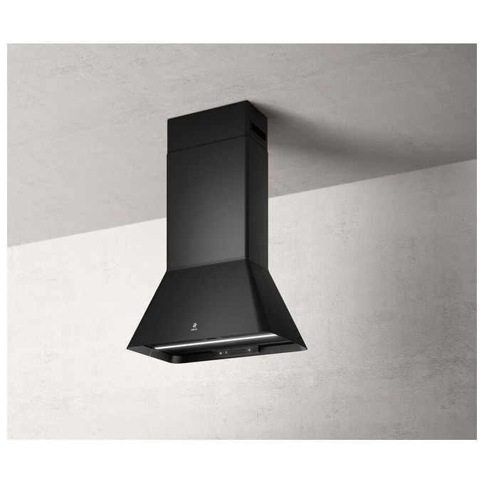 Elica IKONA BL MAT-A-60 Cappa a Isola sospesa Classe energetica A Aspirante Portata 610 m³-h Nero effetto soft touch PRF0164784