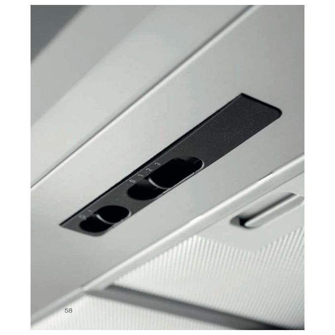 Silverline 3129 INSIDE 1 Cappa ad incasso cm 90 acciaio Classe C inox