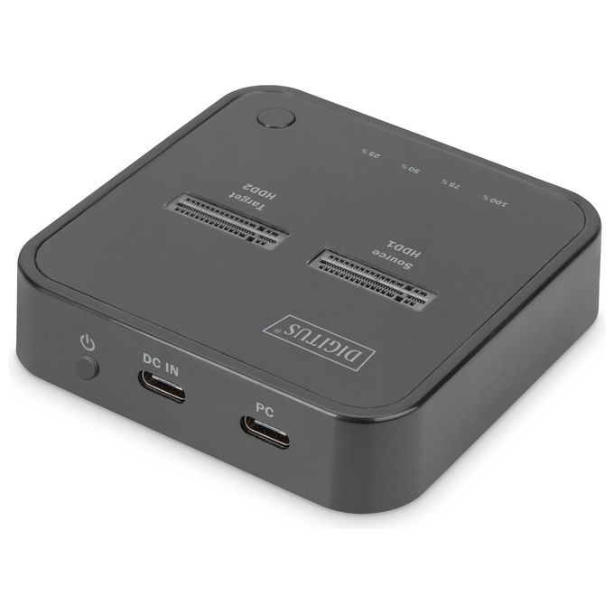 Digitus Dual M.2 Nvme Ssd Docking Station con Offline Clone Function Usb-C