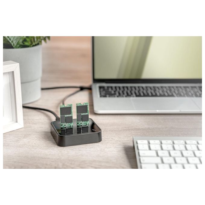 Digitus Dual M.2 Nvme Ssd Docking Station con Offline Clone Function Usb-C