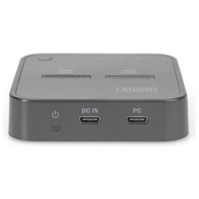 Digitus Dual M.2 Nvme Ssd Docking Station con Offline Clone Function Usb-C