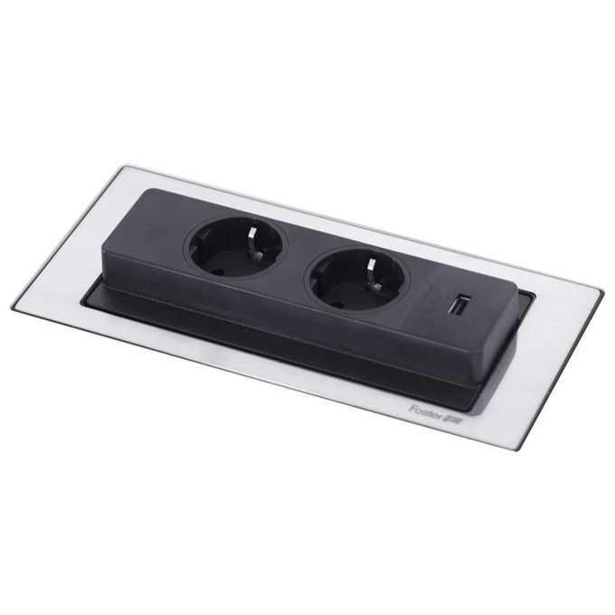 Foster 8000 010 Slot portaprese push in acciaio inox per incasso su piani da lavoro