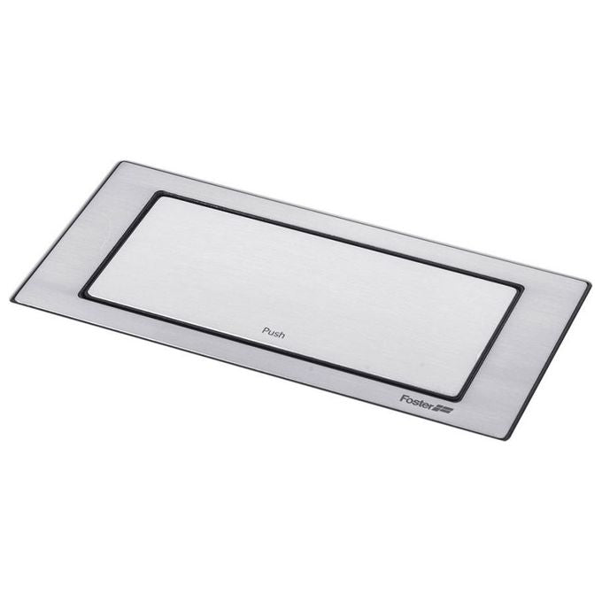 Foster 8000 010 Slot portaprese push in acciaio inox per incasso su piani da lavoro