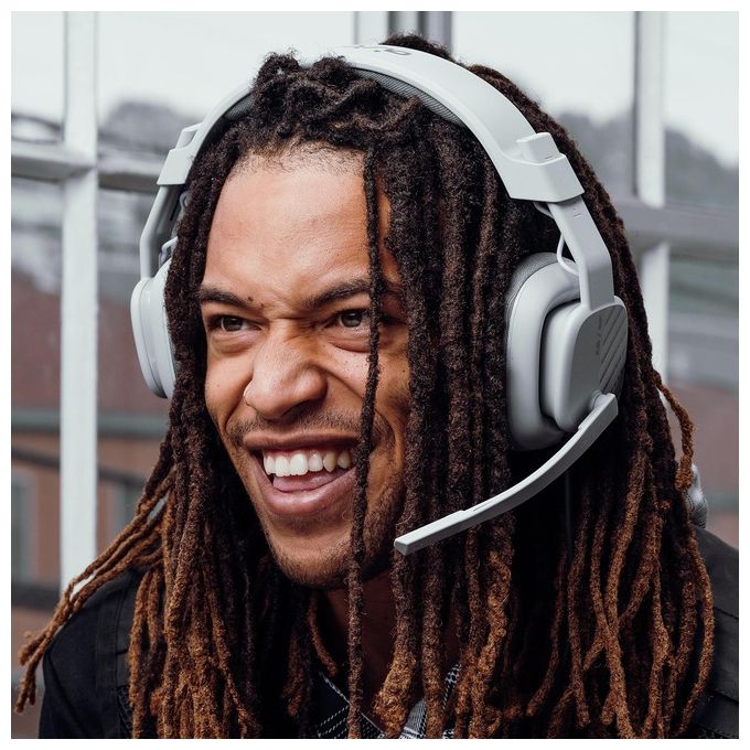 Logitech ASTRO A10 Cuffie Gaming Cablate Gen 2 Over-Ear con Microfono Flip-to-Mute Grigio