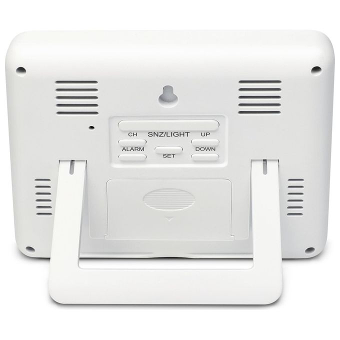 Explorer Scientific Stazione Meteo Radio-Controllata con Allarme 3 Sensori Bianco