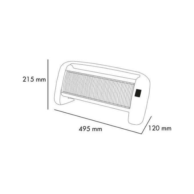 Argo Betsy Stufa Elettrica al Quarzo 1200W