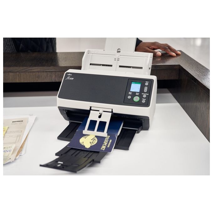 Fujitsu fi-8190 ADF  Scanner ad Alimentazione Manuale 600x600 DPI A4 Nero-Grigio