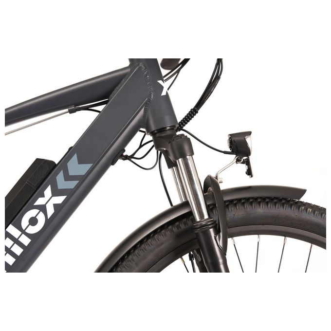 Nilox e-Bike X7 Plus Trekking Bike con Pedalata Assistita 80 km di Autonomia Fino a 25 km-h