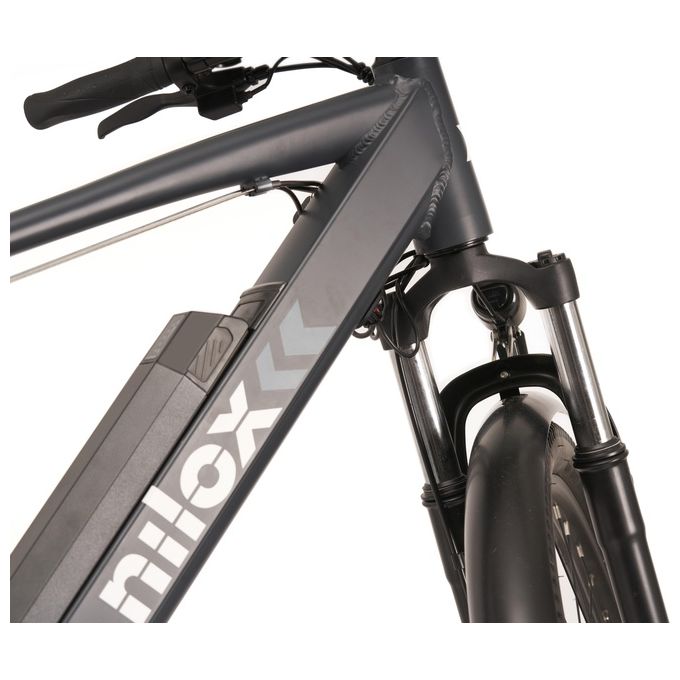 Nilox e-Bike X7 Plus Trekking Bike con Pedalata Assistita 80 km di Autonomia Fino a 25 km-h