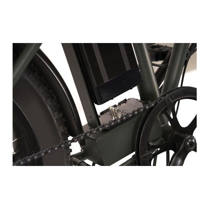Nilox E-Bike X8 Plus Bici Elettrica con Pedalata Assistita 70Km di Autonomia Batteria Removibile al Litio da 36 V - 13 Ah Gomme 20'' Fat Doppio Freno a Disco