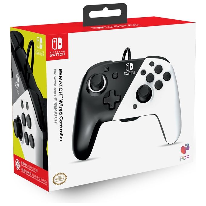 Pdp Gamepad Faceoff Deluxe Audio Wired Controller per Nintendo Switch