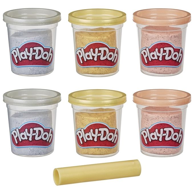 Play-Doh Composto per Ceramica e Modellazione 250Gr Colori Assortiti 6 Pezzi