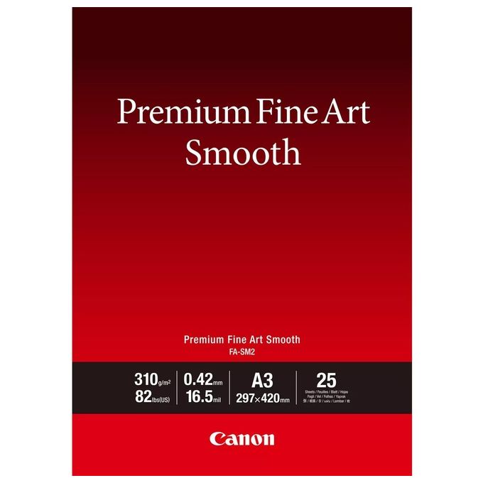 Canon FA-SM 2 Premium FineArt Smooth A3 25 Fogli 310gr