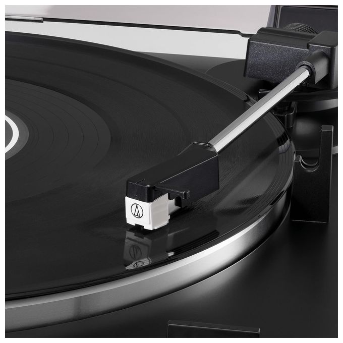 Audio-Technica AT-LP60X Giradischi con Trasmissione a Cinghia Nero Completamente Automatico