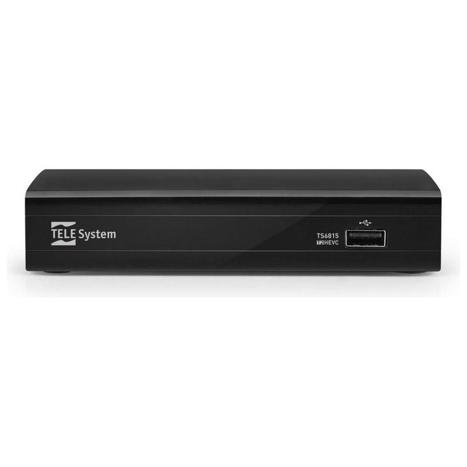 Telesystem TS6815 LCD Ricevitore Digitale Terrestre Dvb-t-t2  H.265-Hevc Main10