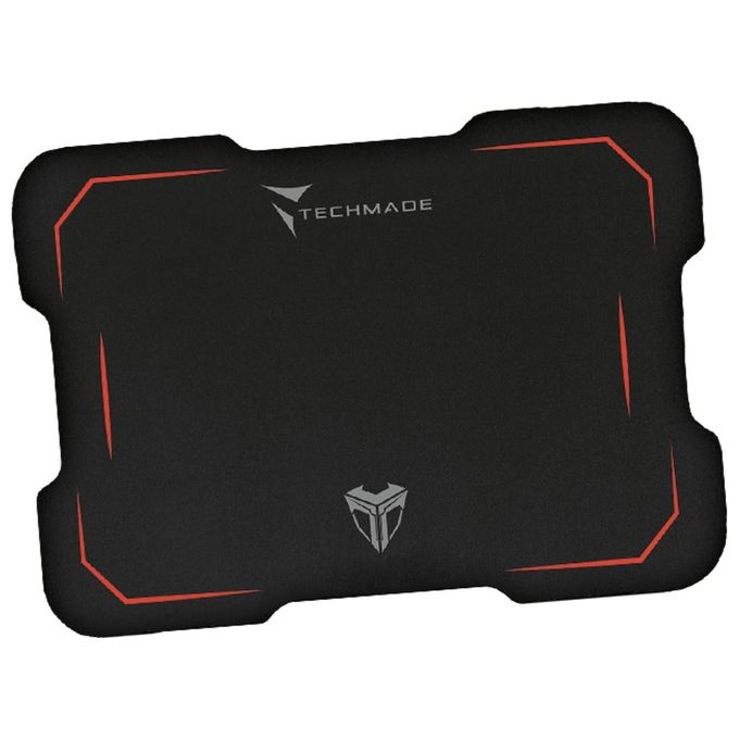 Techmade Kit Mouse Usb con Tappetino Gaming Rosso