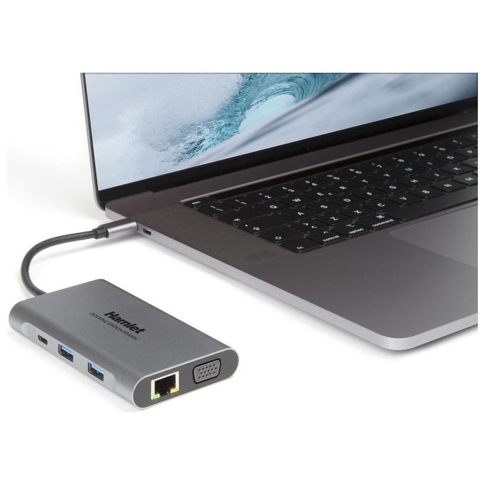 Hamlet HDKC-PD400V Docking Station Usb-C Pd 400V 60W