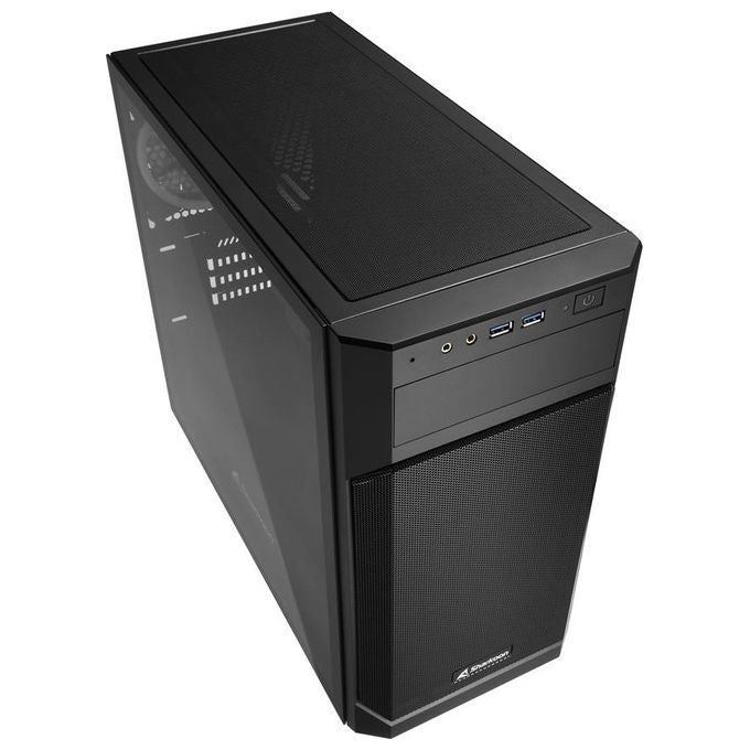 Sharkoon V1000 RGB Case Micro-Atx 2xUsb 3.0 Vetro Temperato 2x120mm Fan Front 1x120mm Fan Rear 4 Slot Espa