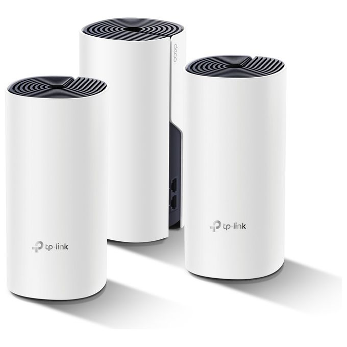 TP-Link Deco P9 Hybrid WiFi Mesh con Powerline WiFi AC1200  Powerline AV1000 Adatto per Edifici Storici con Muri Spessi Pacchetto da 3 Unita' Fino a 560 ㎡ Compatibile AlexaTP-Link Deco P9 Hybrid WiFi Mesh con Powerline