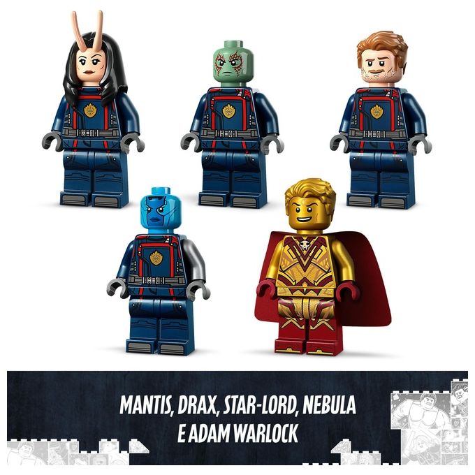 LEGO 76255 L’Astronave dei Nuovi Guardiani Set da Costruzione 1108 pezzi colore Multicolore