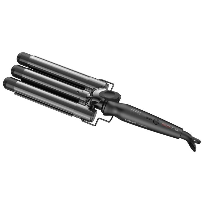 Ga.Ma Arricciacapelli Triferro Salon Curl Nero e Argento