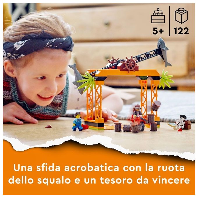LEGO LEGO City Sfida Acrobatica Attacco dello Squalo