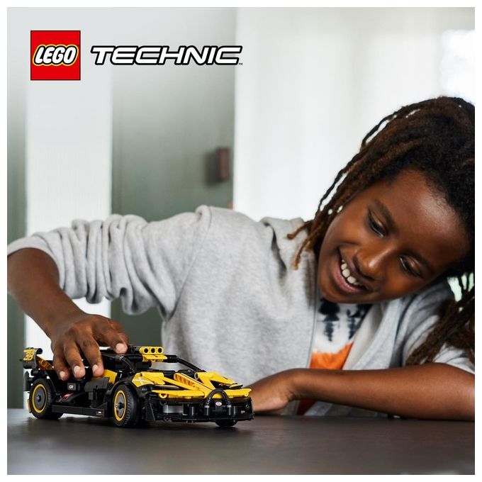Lego 42151 Technic Bugatti Bolide Set da Costruzione 905 Pezzi Modellino Auto Supercar Motore W16 9 anni