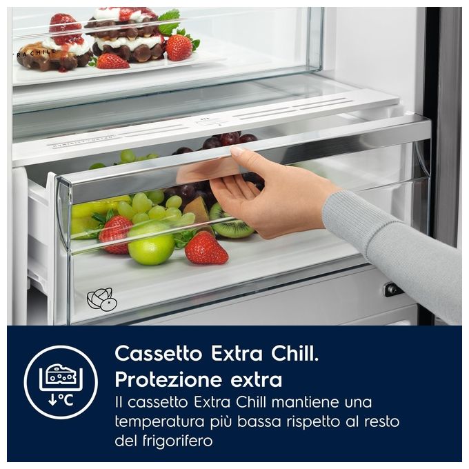 Electrolux ENP7MD18S Serie 700 Frigorifero da Incasso 249 L 177 cm Classe D 35 dB No Frost GreenZone+ colore Inox