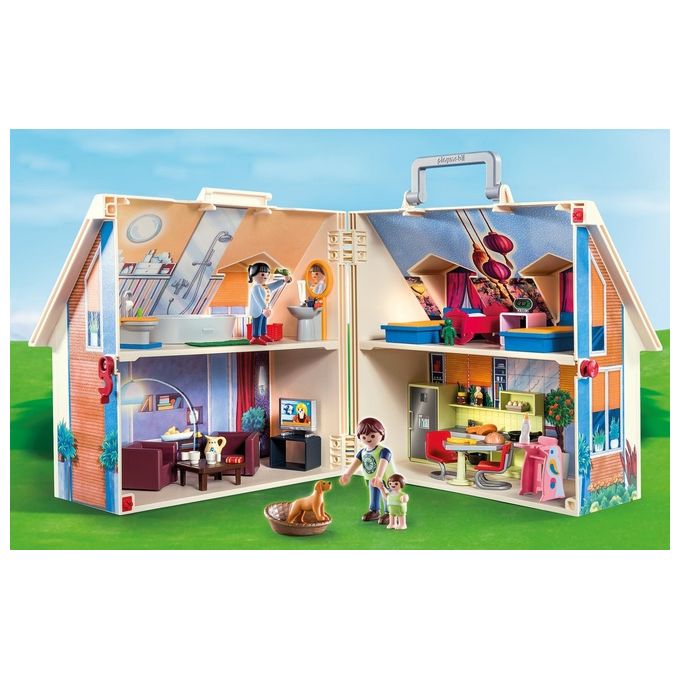 Playmobil Dollhouse Costruzioni Casa delle Bambole Portatile