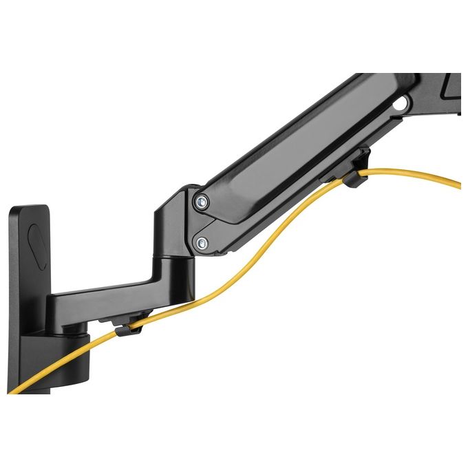 Digitus Supporto a Parete Universale per Monitor 43'' con Molla a Gas e Braccio Orientabile