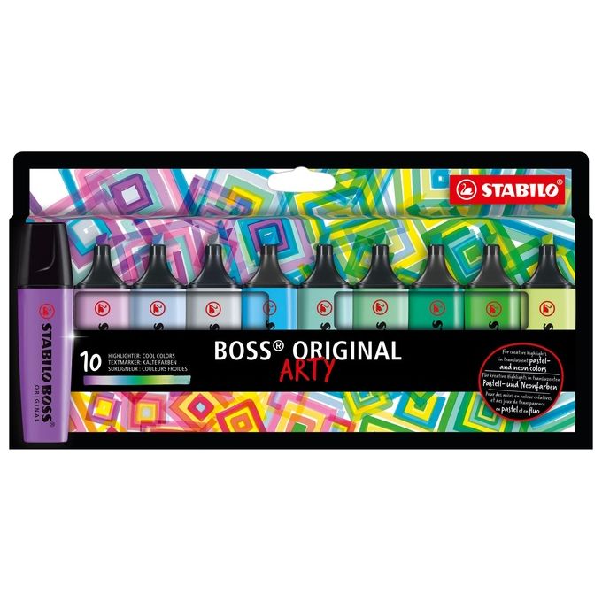 Stabilo Confezione 10 Boss Colori Freddi Arty