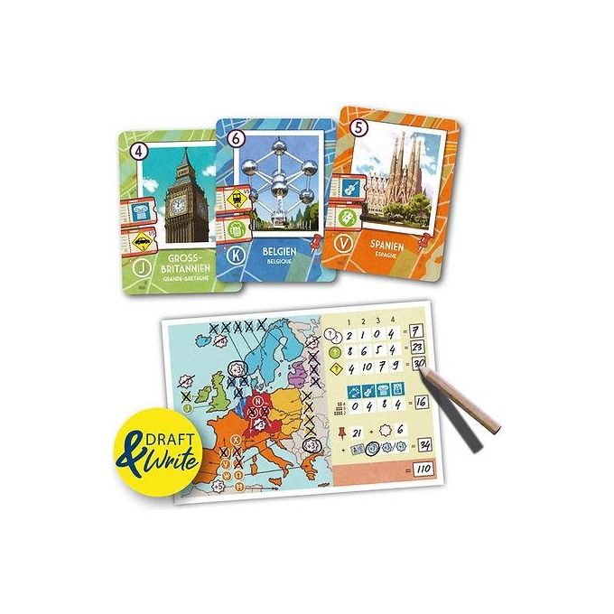 Game Factory Road Trip Europa Gioco di Carte