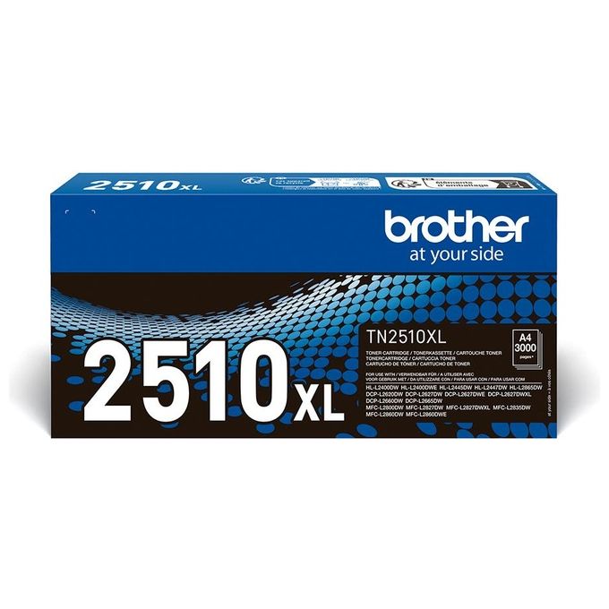 Brother TN2510XL Toner originale Nero alta capacita' (per max 3000 pagine)