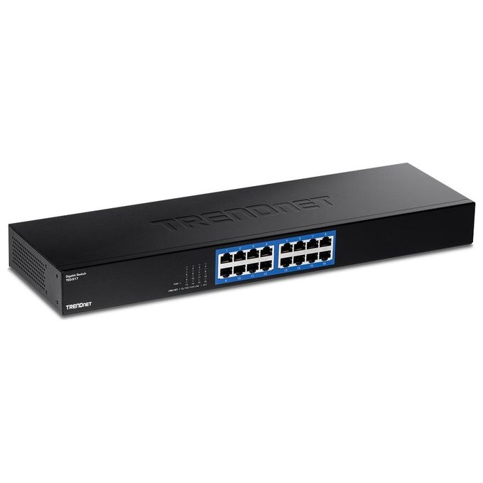 Trendnet TEG-S17 Switch di Rete Gigabit Ethernet 10-100-1000 16 Porte Nero