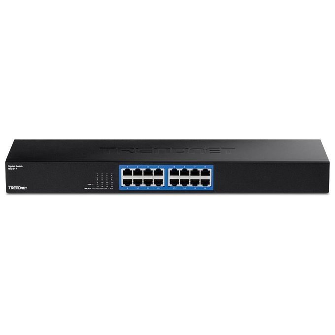 Trendnet TEG-S17 Switch di Rete Gigabit Ethernet 10-100-1000 16 Porte Nero