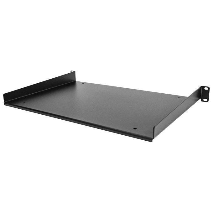 StarTech.com Mensola Rack 19'' 1U Struttura Resistente con Portata Fino a 25kg Profondita' Vassoio 30cm