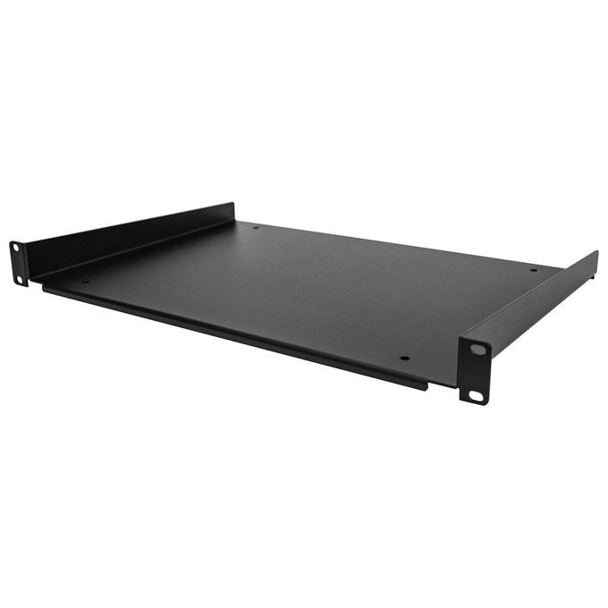 StarTech.com Mensola Rack 19'' 1U Struttura Resistente con Portata Fino a 25kg Profondita' Vassoio 30cm