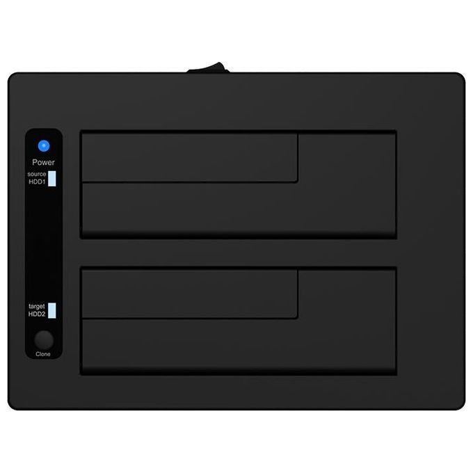 RaidSonic ICY BOX IB-127CL-U3 Fold Hard Disk Docking Station per 2.5'' e 3.5'' SATA HDD-SSD