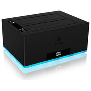 RaidSonic ICY BOX IB-127CL-U3 Fold Hard Disk Docking Station per 2.5'' e 3.5'' SATA HDD-SSD