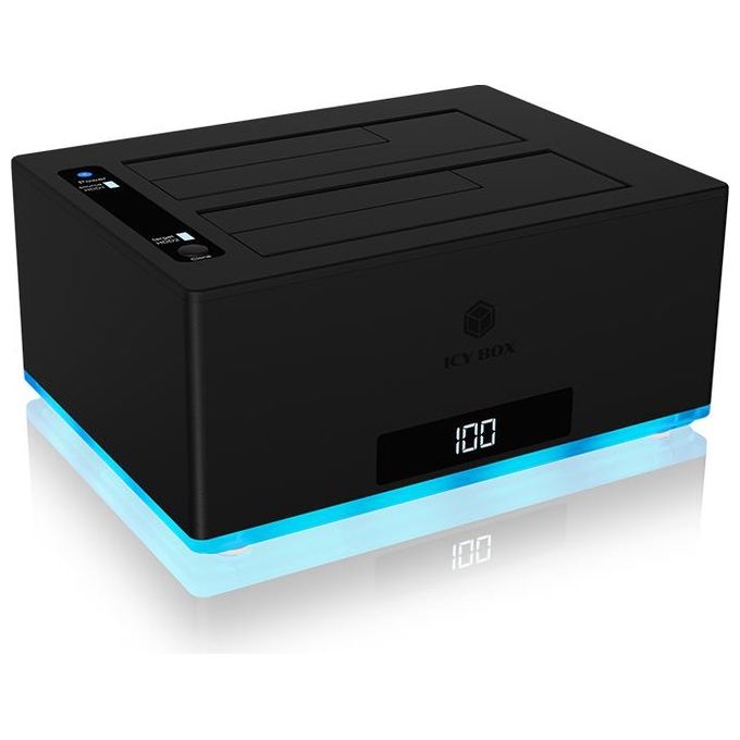 RaidSonic ICY BOX IB-127CL-U3 Fold Hard Disk Docking Station per 2.5'' e 3.5'' SATA HDD-SSD