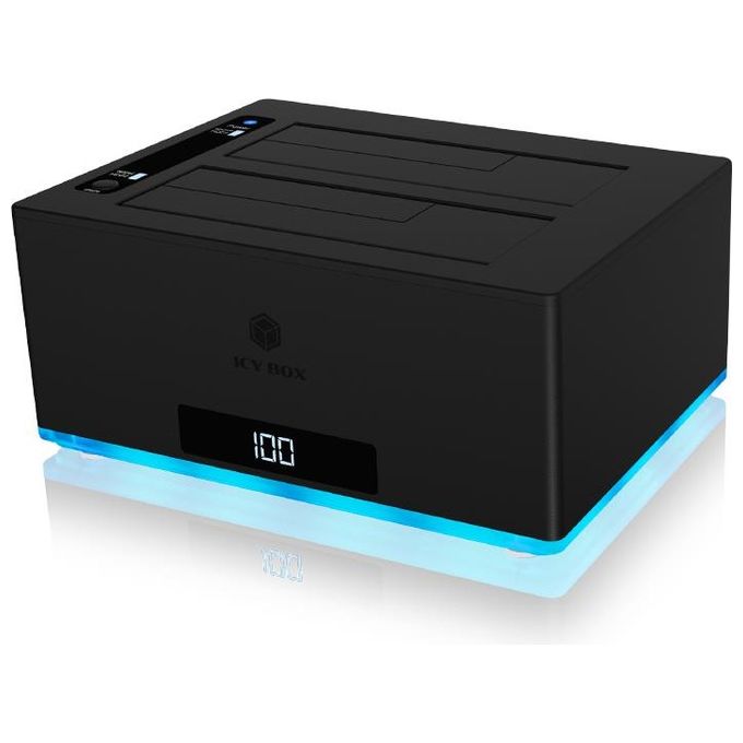 RaidSonic ICY BOX IB-127CL-U3 Fold Hard Disk Docking Station per 2.5'' e 3.5'' SATA HDD-SSD