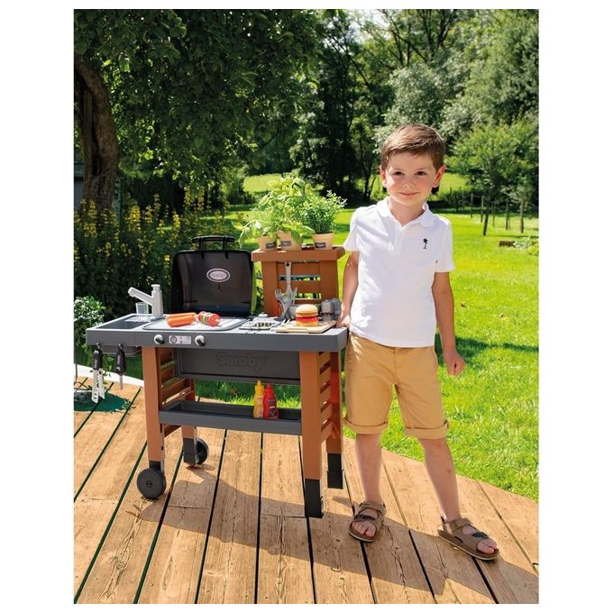 Smoby Outdoor Toy Garden Kitchen Cucina da Esterno Evolutiva