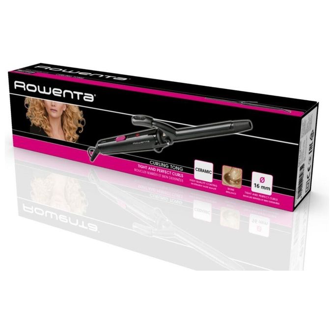 Rowenta Curler 2 CF2119 Messa in Piega Ferro per Ricci Caldo Nero 25W 1.8Mt