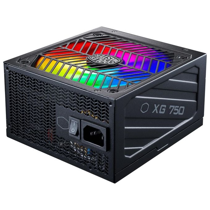 Cooler Master Alimentatore XG750 PLUS PLATINUM 750W 80 Plus Platinum Active PFC 135mm Fan Full Modular ARGB Display Panel