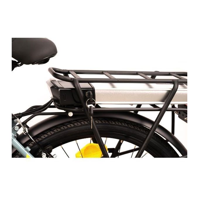 Nilox, E-Bike X7 f, Trekking Bike con Pedalata Assistita, 80 km di Autonomia, Fino a 25 km-h, Motore Bafang 36 V 250 W, Batteria al Litio LG da 36 V- 12.8 Ah, Copertoni Semi Tassellati 26'' x 1.75