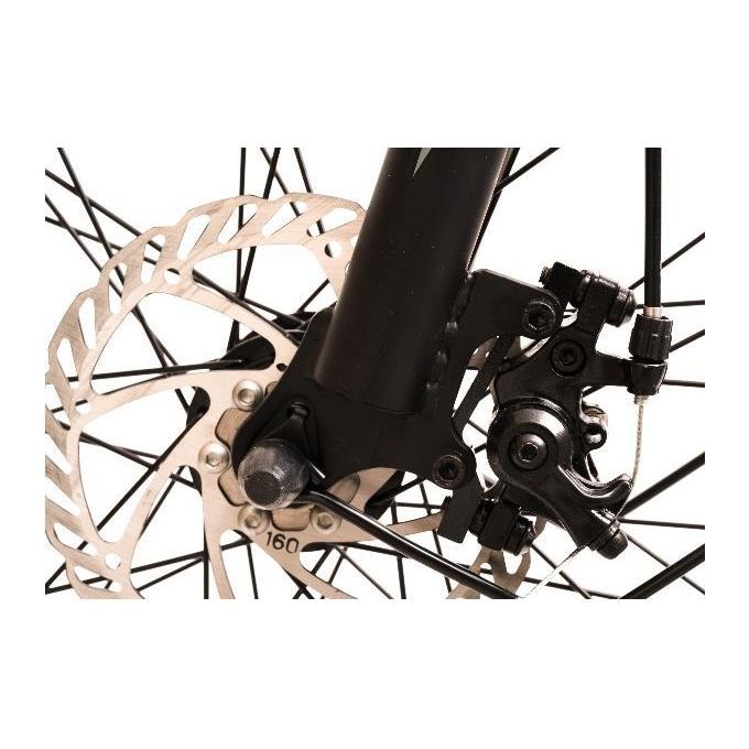 Nilox, E-Bike X7 f, Trekking Bike con Pedalata Assistita, 80 km di Autonomia, Fino a 25 km-h, Motore Bafang 36 V 250 W, Batteria al Litio LG da 36 V- 12.8 Ah, Copertoni Semi Tassellati 26'' x 1.75