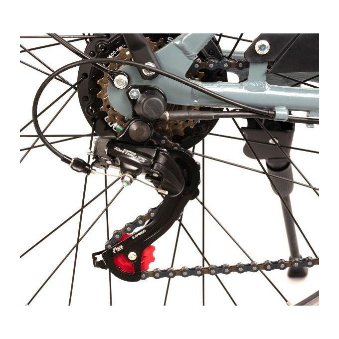 Nilox, E-Bike X7 f, Trekking Bike con Pedalata Assistita, 80 km di Autonomia, Fino a 25 km-h, Motore Bafang 36 V 250 W, Batteria al Litio LG da 36 V- 12.8 Ah, Copertoni Semi Tassellati 26'' x 1.75