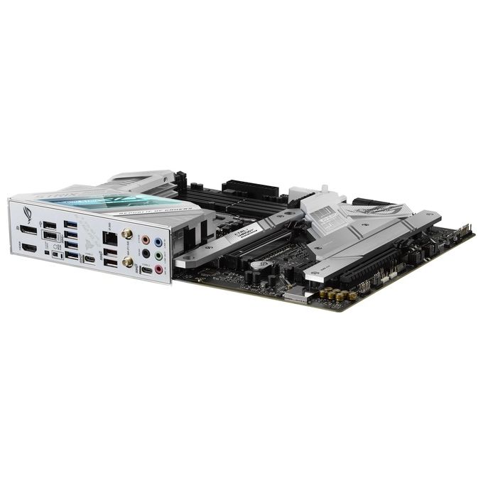 ASUS ROG Strix Z690-A Gaming WiFi Scheda Madre ATX, Intel Z690, LGA1700, DDR5, PCI 5.0, WiFi 6E (802.11ax), Intel 2.5Gb Ethernet, ROG SupremeFX 7.1, 4xM.2, 6xSATA 6GB-s, Aura Sync RGB, Nero