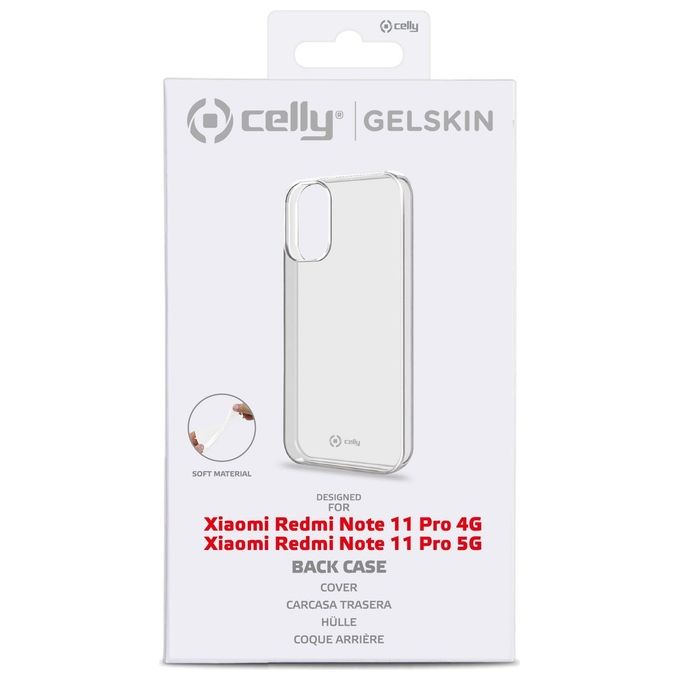 Celly Tpu Cover per Redmi Note 11 Pro 4G-5G