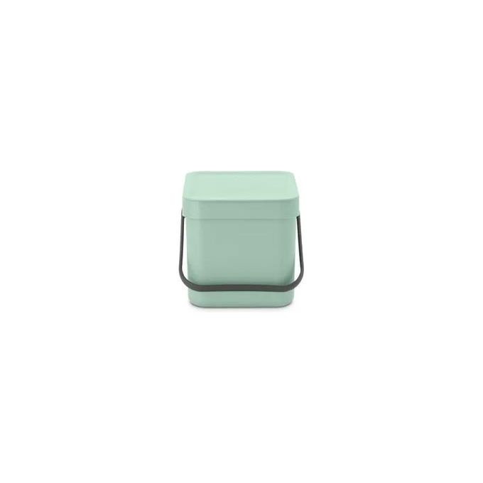 Brabantia Sort e Go Contenitore Rifiuti Verde Giada 6 Litri